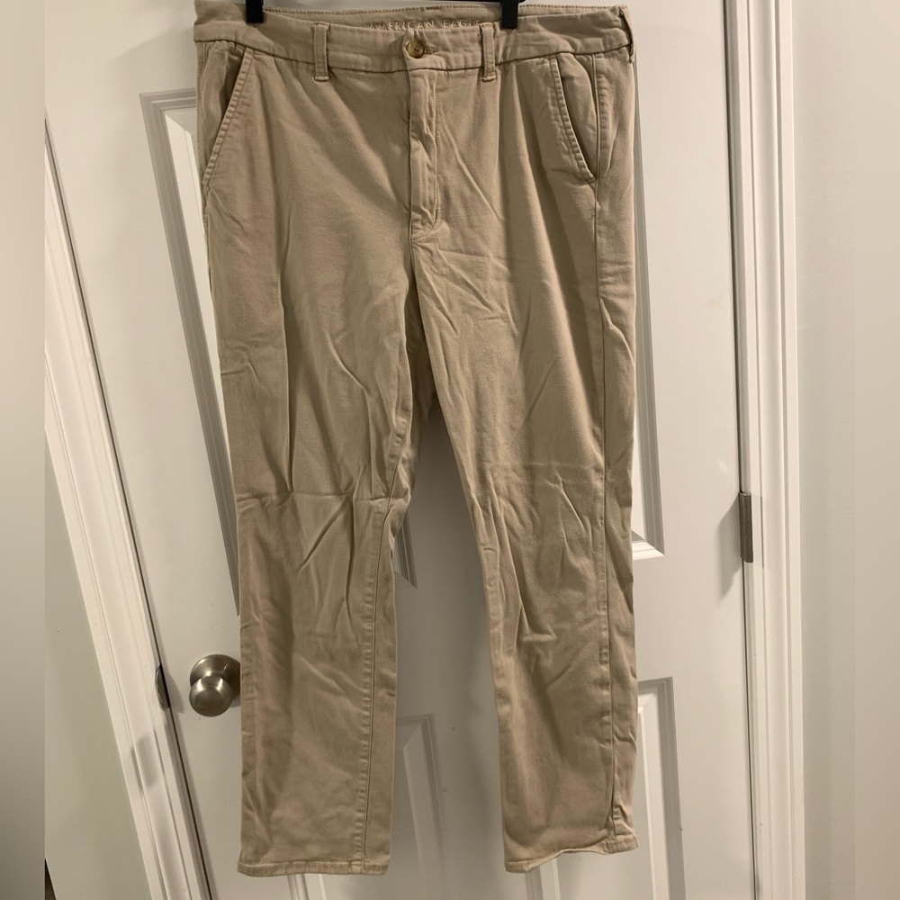 American Eagle super stretch khaki pants